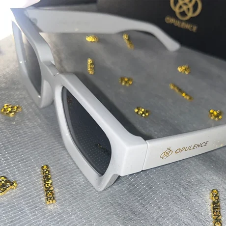 Obscura Sunglasses – Sculpted White Edition